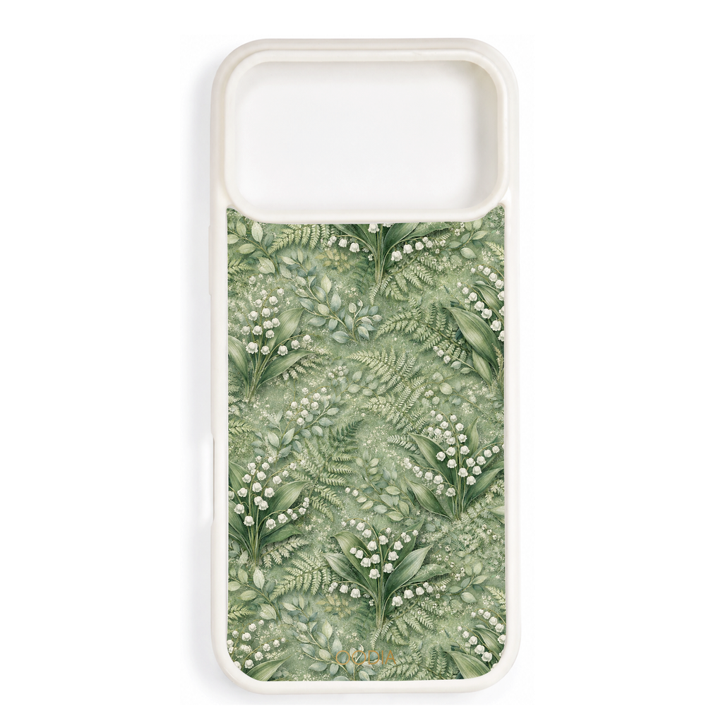“Your Month in Bloom” May Lily Mist Phone Case for iPhone & Samsung, MagSafe Compatible