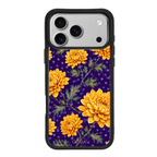 “Your Month in Bloom” November Midnight Chrysanthemum Phone Case for iPhone & Samsung, MagSafe Compatible