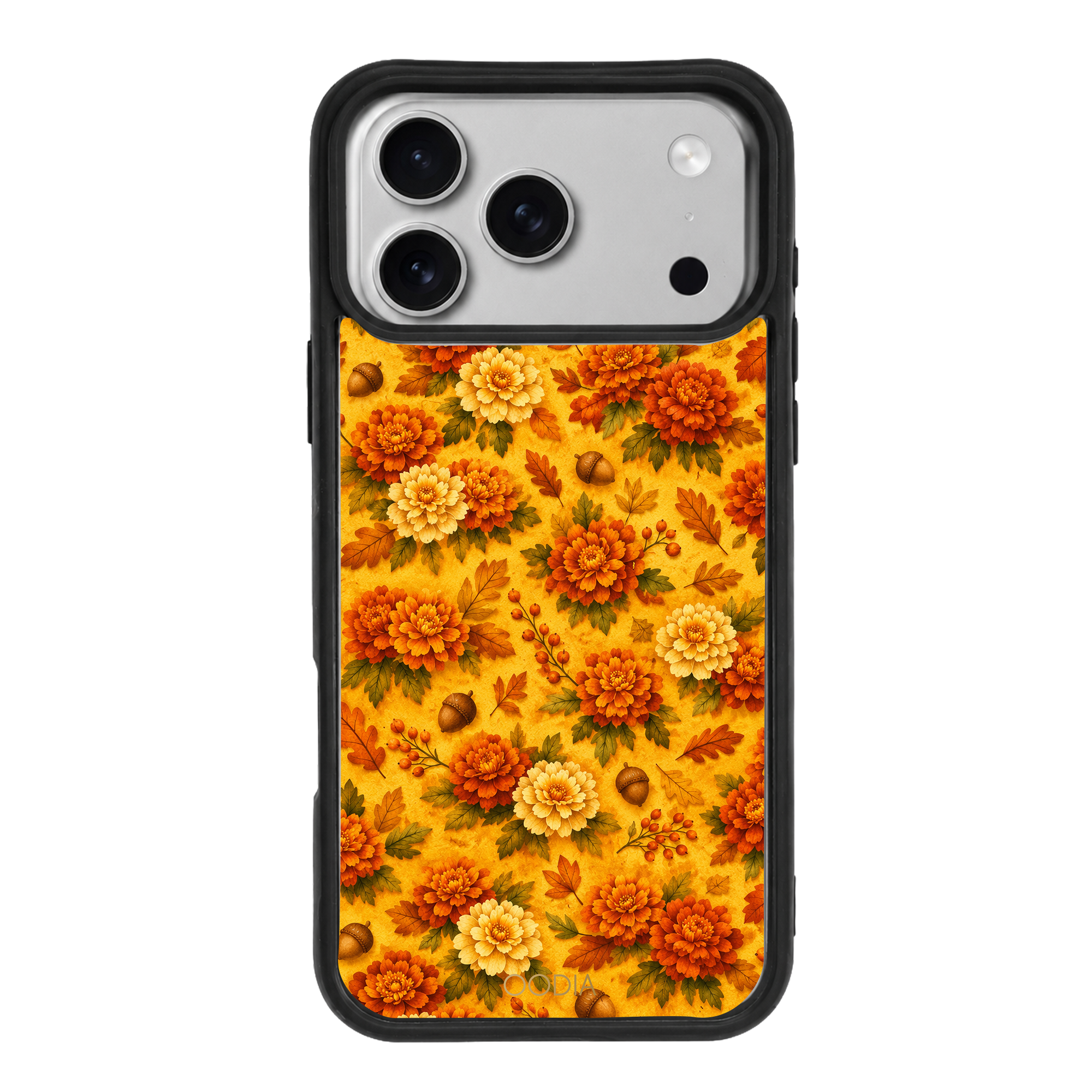 “Your Month in Bloom” October Marigold Glow Phone Case for iPhone & Samsung, MagSafe Compatible