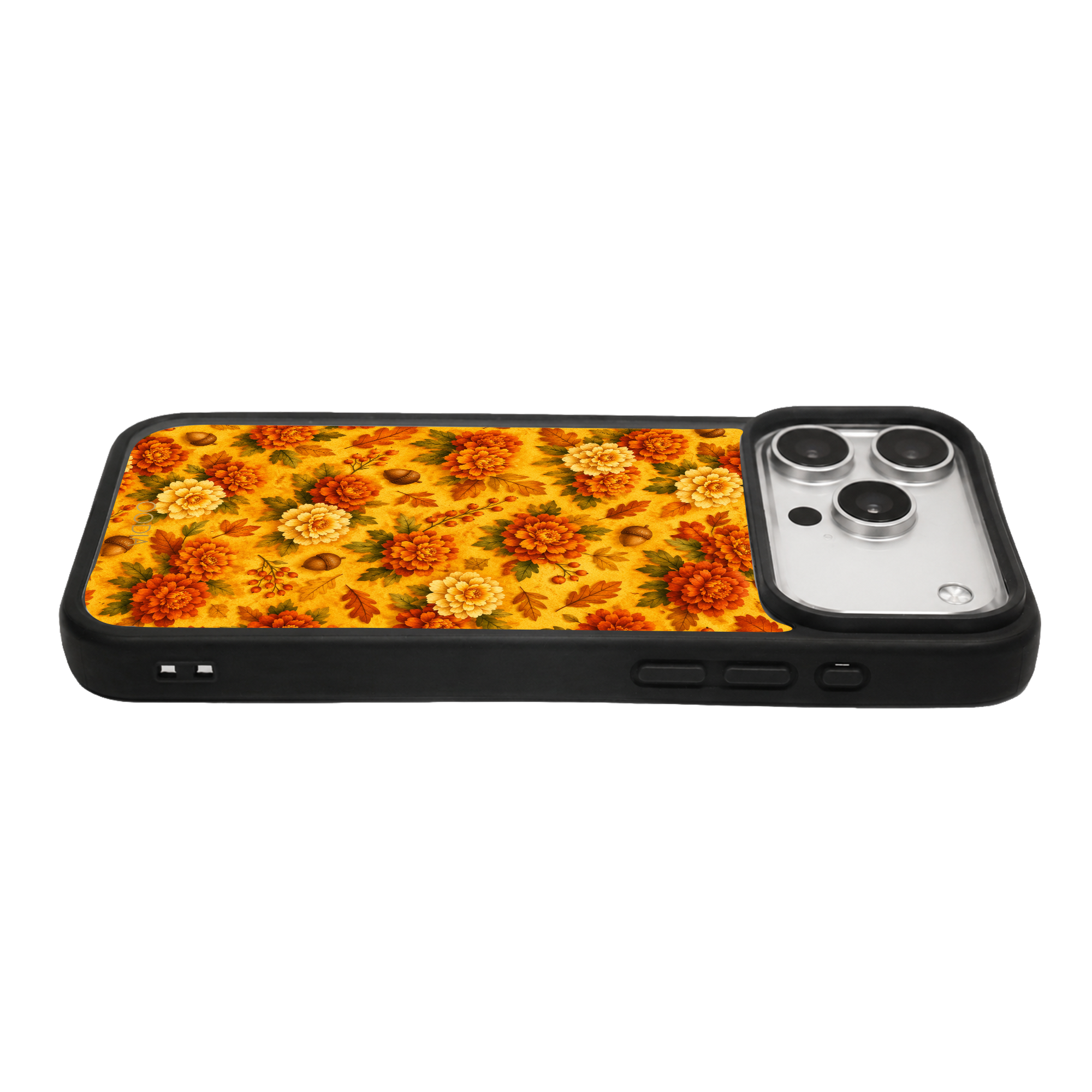 “Your Month in Bloom” October Marigold Glow Phone Case for iPhone & Samsung, MagSafe Compatible