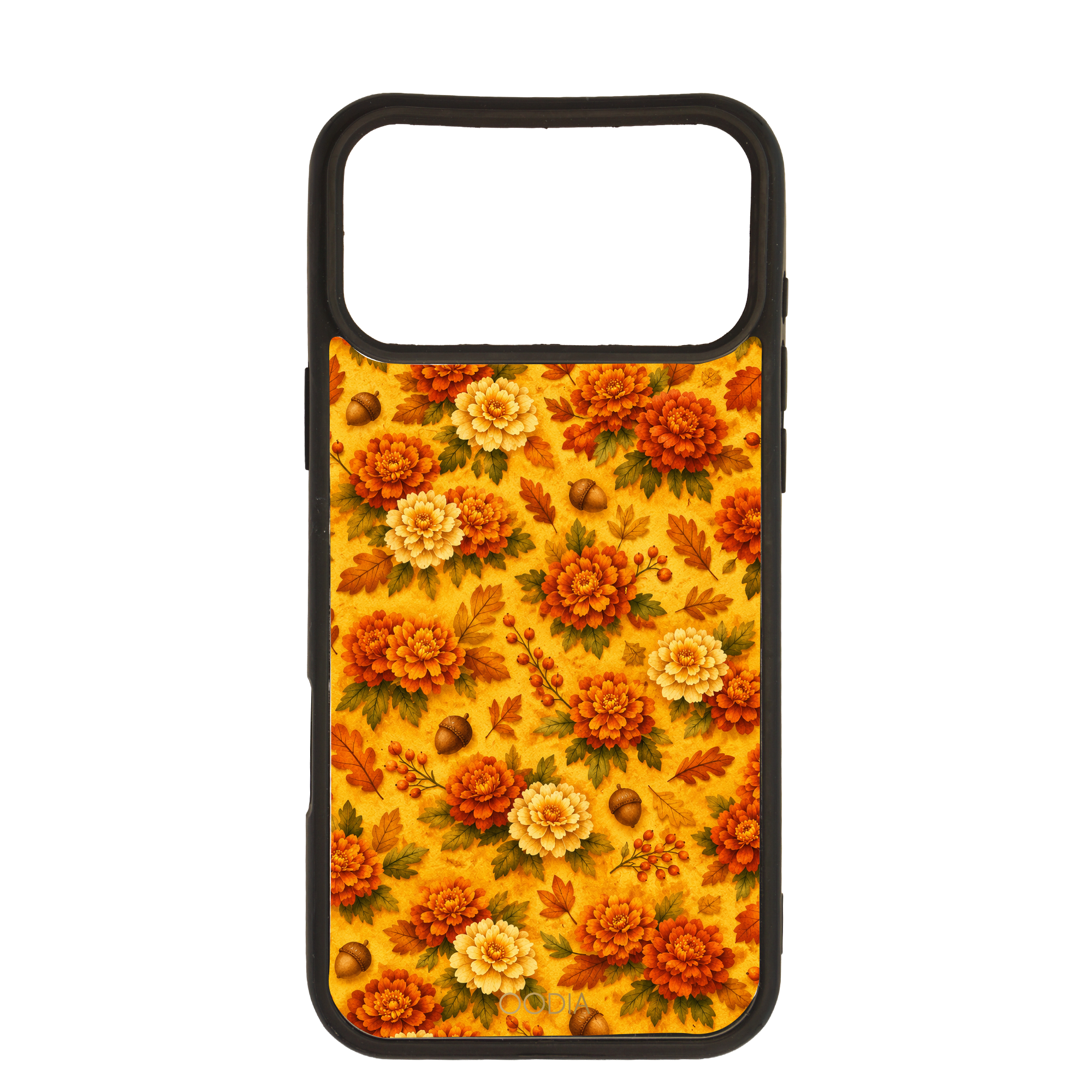 “Your Month in Bloom” October Marigold Glow Phone Case for iPhone & Samsung, MagSafe Compatible
