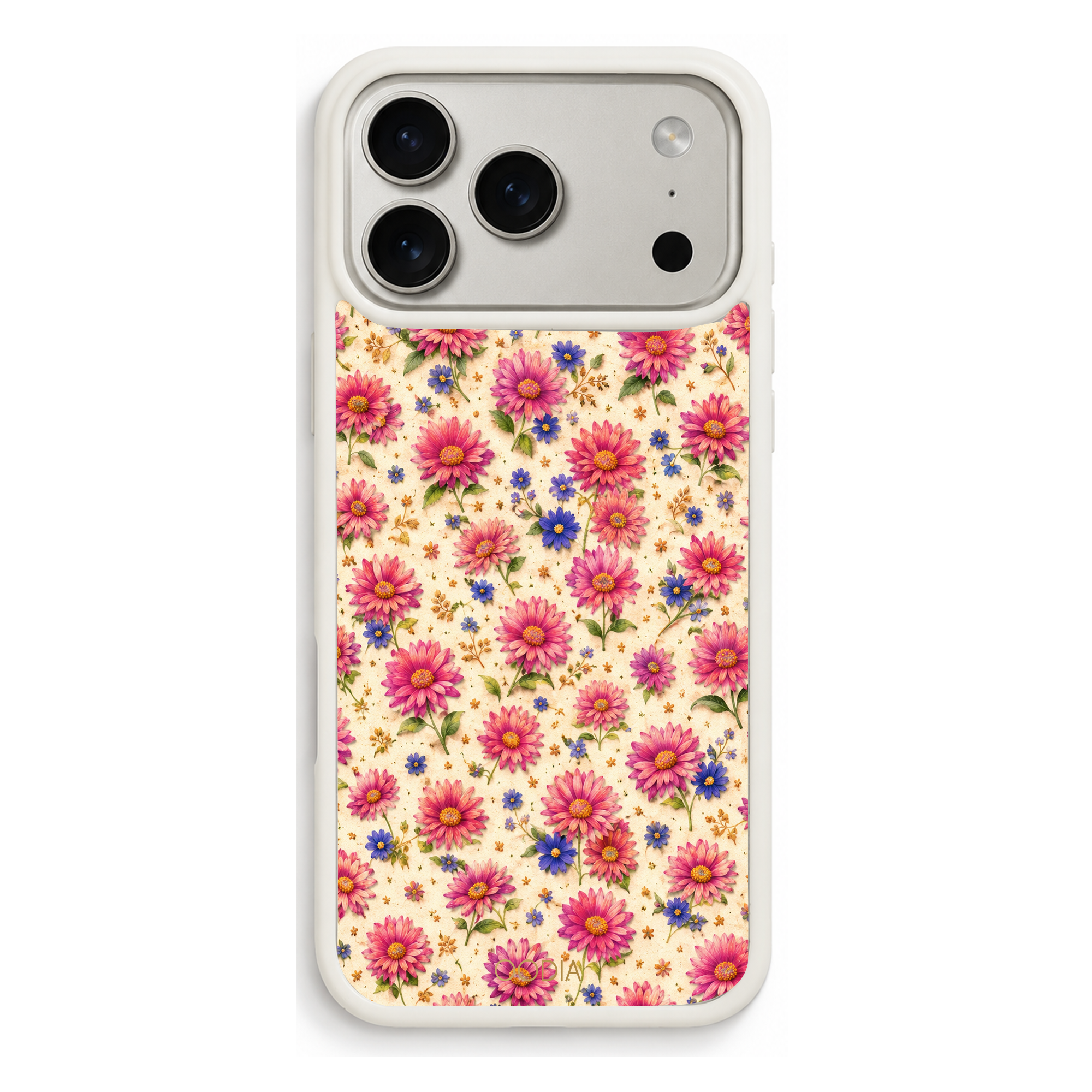“Your Month in Bloom” September Aster Garden Phone Case for iPhone & Samsung, MagSafe Compatible
