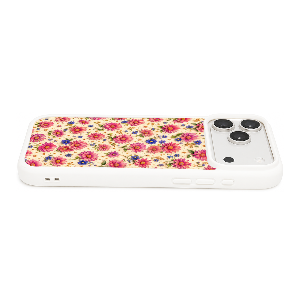 “Your Month in Bloom” September Aster Garden Phone Case for iPhone & Samsung, MagSafe Compatible