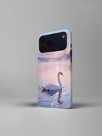 "Finnish Nature Tales" Swan Lake Dawn iPhone Case